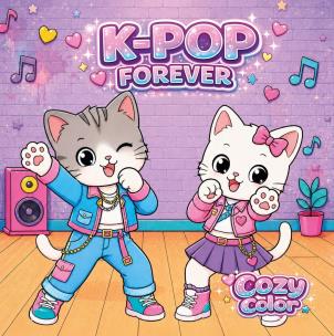 Okładka książki Cozy color. K-pop forever