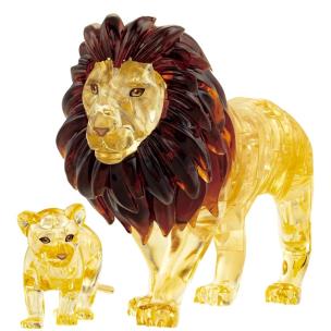 Opakowanie Crystal Puzzle - Lwy