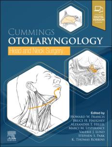 Okładka książki Cummings Otolaryngology