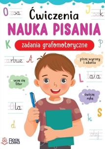 Ćwiczenia. Nauka pisania. Zadania grafomotoryczne - uszkodzone. Autor: Opracowanie zbiorowe. Multiszop.pl Okładka książki Ćwiczenia. Nauka pisania. Zadania grafomotoryczne - uszkodzone