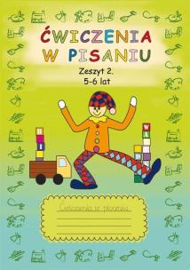 Okładka książki Ćwiczenia w pisaniu. Zeszyt 2. 5-6 lat
