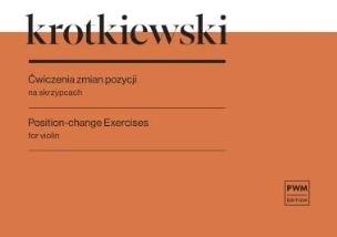 Okładka książki Ćwiczenia zmian pozycji na skrzypce solo