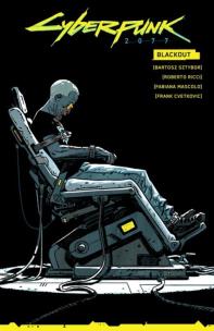 Cyberpunk 2077: Blackout. Autor: Sztybor Bartosz. Multiszop.pl Okładka książki Cyberpunk 2077: Blackout