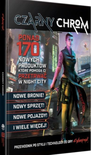 Cyberpunk RED: Czarny Chrom BLACK MONK. Wydawca: Black Monk. Multiszop.pl Opakowanie Cyberpunk RED: Czarny Chrom BLACK MONK