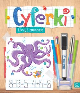 Okładka książki Cyferki. Liczę i zmazuję w.2