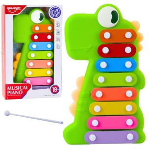 Cymbałki dla malucha zielone. Wydawca: Leantoys. Multiszop.pl Opakowanie Cymbałki dla malucha zielone