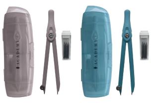 Opakowanie Cyrkiel z rysikami w etui Academy mix