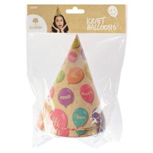 Opakowanie Czapeczki Kraft Balloons 6szt