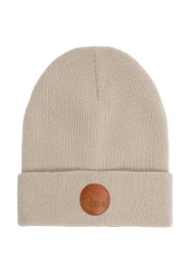 Opakowanie Czapka Beanie z bawełny organicznej beżowa