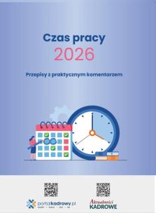 Okładka książki Czas pracy 2026 - Przepisy z praktycznym komentarzem