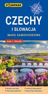 Okładka książki Czechy i Słowacja mapa samochodowa