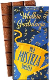 Opakowanie Czekolada CZK-337 Gratulacje dla mistrza