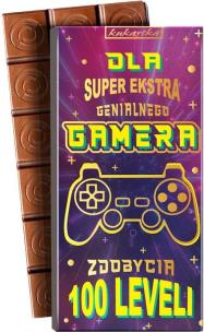 Opakowanie Czekolada CZK-341 Dla super gamera