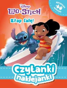 Okładka książki Czytanki naklejanki. Złap falę! Disney Lilo i Stich