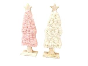 Opakowanie Dekoracja świateczna Choinka drewniana MIX