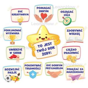 Opakowanie Dekoracje klasowe - To jest twój rok żeby... 12szt