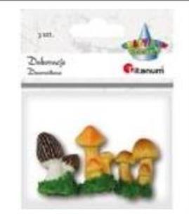 Opakowanie Dekoracje plastikowe grzybki 3