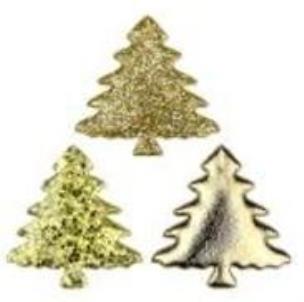 Opakowanie Dekoracje samoprzylepne choinki 12szt