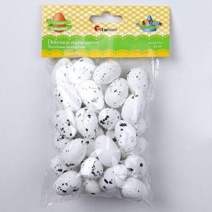Opakowanie Dekoracje styropianowe jajka przepiórcze 53szt