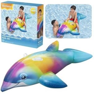 Opakowanie Delfin dmuchany do pływania tęczowy