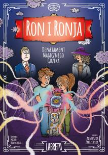 Okładka książki Departament magicznego guzika. Ron i Ronja. Tom 1