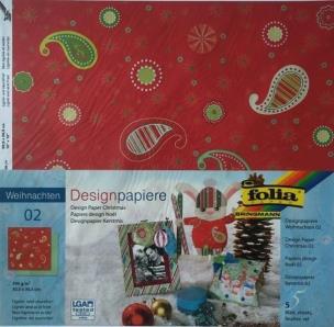 Opakowanie Design-papier 190 g/m2 30,5x30,5cm 5 arkuszy