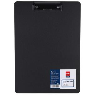 Opakowanie Deska z klipem A4 PP czarna DELI