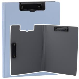 Opakowanie Deska z okładką A4 dwa klipy plastikowa jasnoniebieska