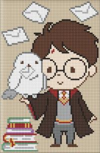 Opakowanie Diamentowa mozaika Kids bez ramy - Harry Potter