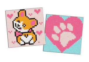 Opakowanie Diamentowa mozaika Kids naklejka - Corgi 9x9cm