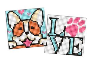 Opakowanie Diamentowa mozaika Kids naklejka - Uroczy.. 9x9cm