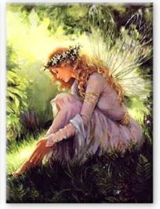 Opakowanie Diamentowa Mozaika Kobieta leśna wróżka NO-1008644
