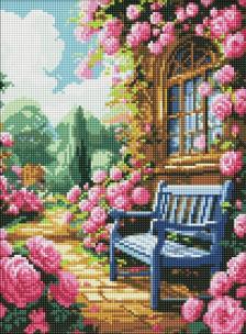 Opakowanie Diamentowa mozaika - Kwiatowy ogród 30x40cm