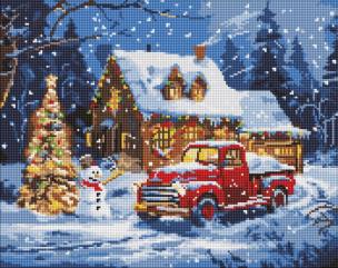 Opakowanie Diamentowa mozaika - Noworoczne cuda 40x50cm