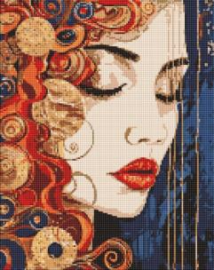 Opakowanie Diamentowa mozaika - Piękna dziewczyna 40x50cm
