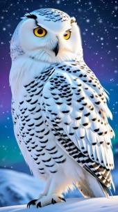 Opakowanie Diamentowa Mozaika Sowa śnieżna NO-2002228