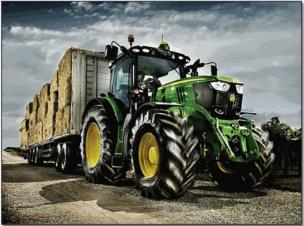 Diamentowa Mozaika Traktor z przyczepą słomy NO-1008030. Wydawca: Norimpex. Multiszop.pl Opakowanie Diamentowa Mozaika Traktor z przyczepą słomy NO-1008030