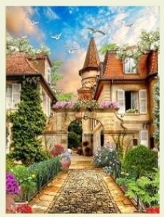 Opakowanie Diamentowa Mozaika Uliczka brukowana koło dworku NO-1008544