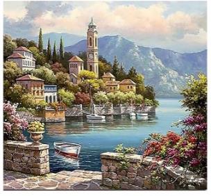 Diamentowa Mozaika Zatoka krajobraz NO-1008524. Wydawca: Norimpex. Multiszop.pl Opakowanie Diamentowa Mozaika Zatoka krajobraz NO-1008524