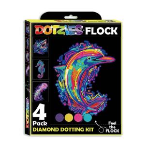 Opakowanie Diamond Dotz - Adults Flocked Neon Sea Life