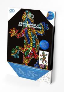 Opakowanie DIAMOND DOTZ ADULTS GEKKO PAUA WITH FRAME