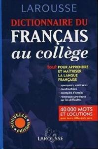Okładka książki Dictionnaire du francais au college