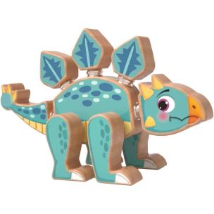 Opakowanie Dinozaur stegozaur drewniany