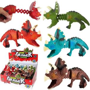 Opakowanie Dinozaur triceratops chwytak MIX