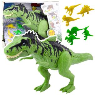 Opakowanie Dinozaur z małymi figurkami ruchomy i z dźwiękiem