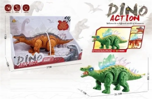 Dinozaur ze światłem i dżwiękiem MIX. Wydawca: Merkpol. Multiszop.pl Opakowanie Dinozaur ze światłem i dżwiękiem MIX