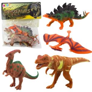 Dinozaury 4szt. Wydawca: Leantoys. Multiszop.pl Opakowanie Dinozaury 4szt
