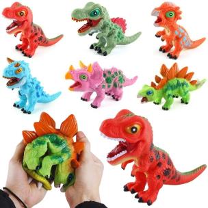 Opakowanie Dinozaury gumowe MIX