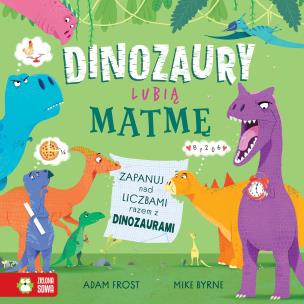 Okładka książki Dinozaury lubią matmę - uszkodzone