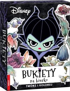 Okładka książki Disney Classic. Bukiety na biurko. Twórz i koloruj